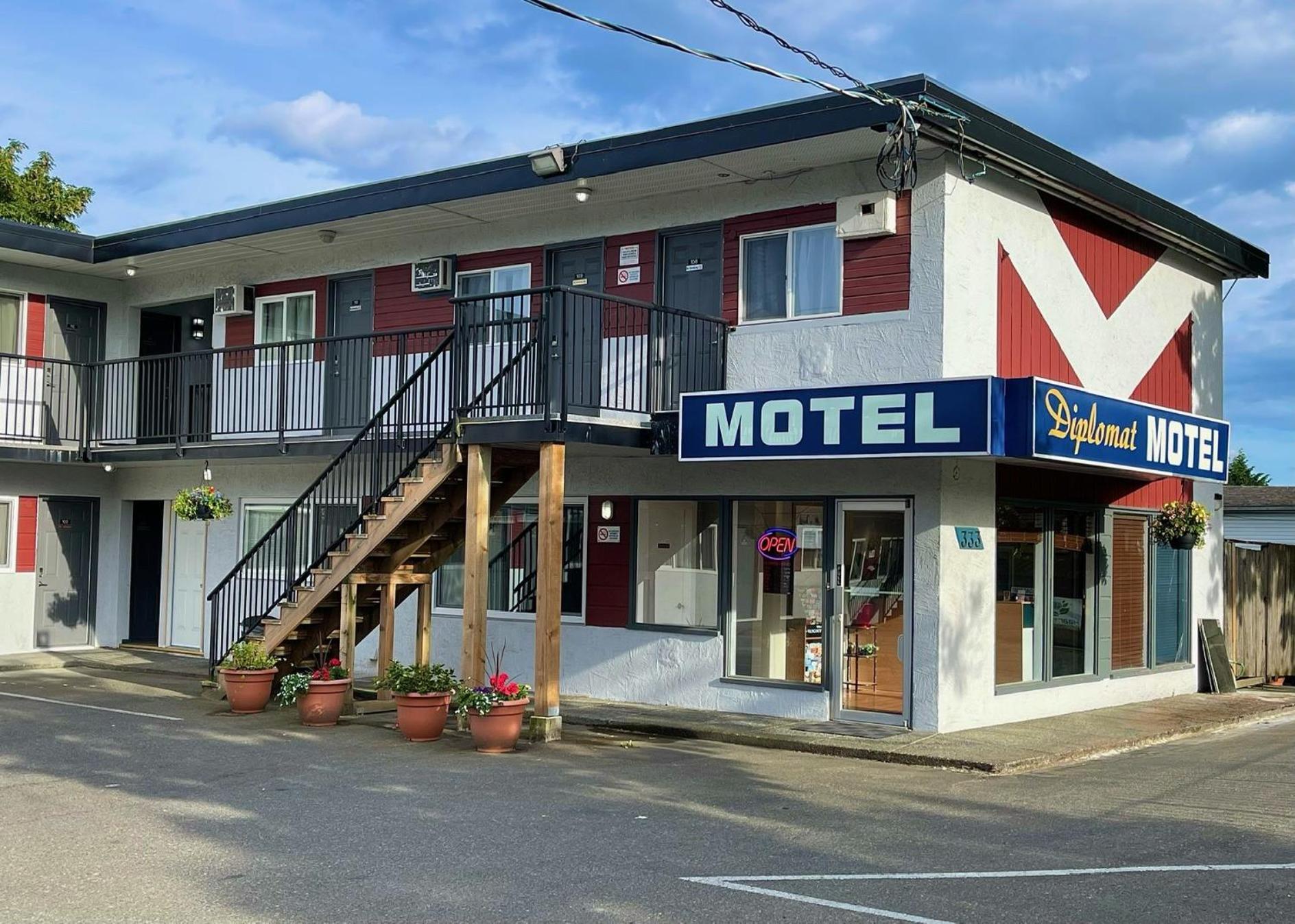 Diplomat Motel Nanaimo Exterior foto